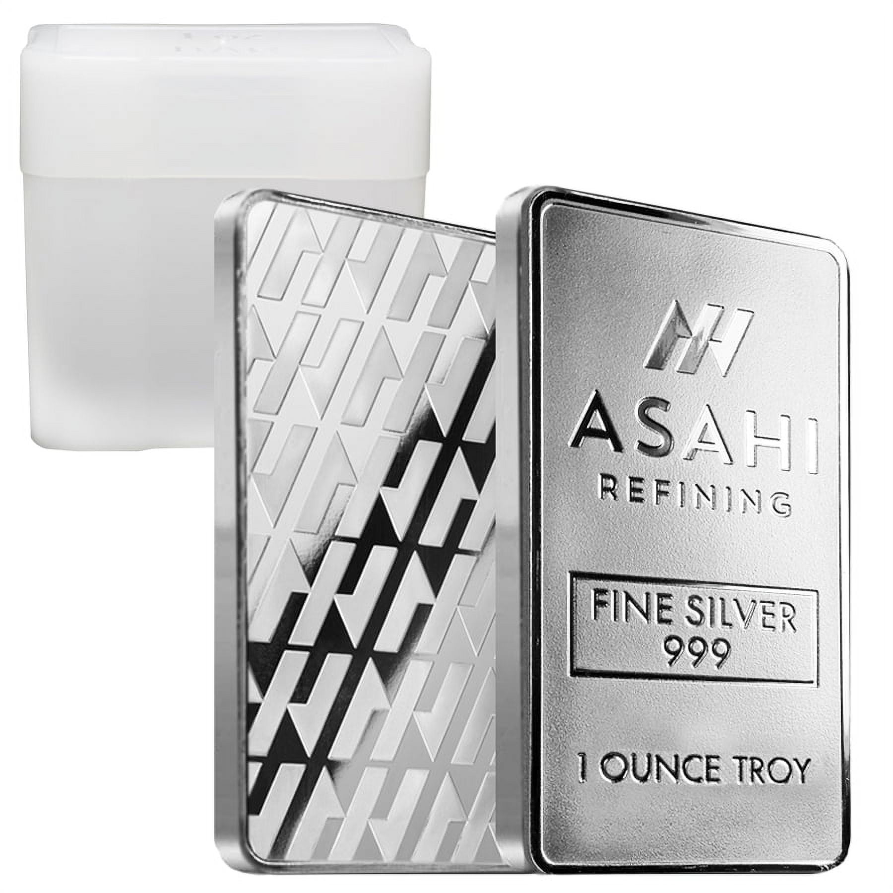 ASAHI INDUSTRY Lot of 20 - 1 oz Asahi Silver Bar .999 Fine