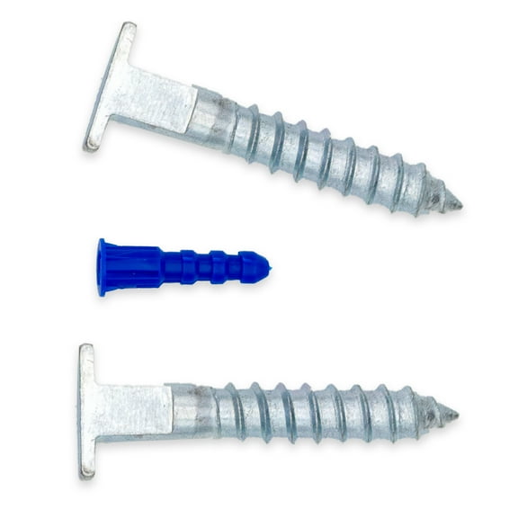 Lot of 20 Bottom T Screw Bottom SECURITY HANGER HARDWARE