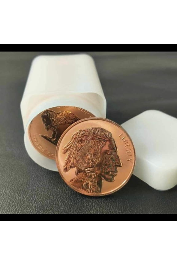 (Lot of 20) Buffalo 1 oz Colorized Copper Round