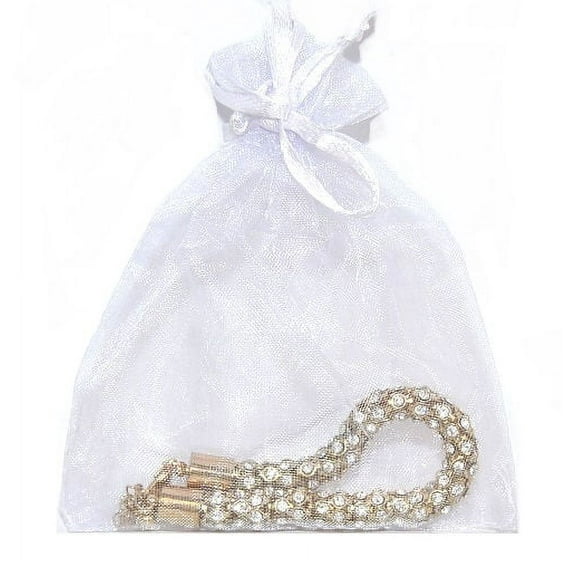 Lot of 200 Pieces of Women's Sparkling Crystal Bracelets