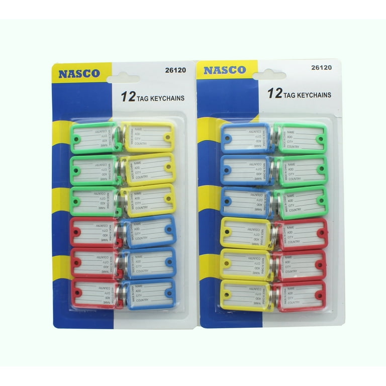 Color coded key rings best sale
