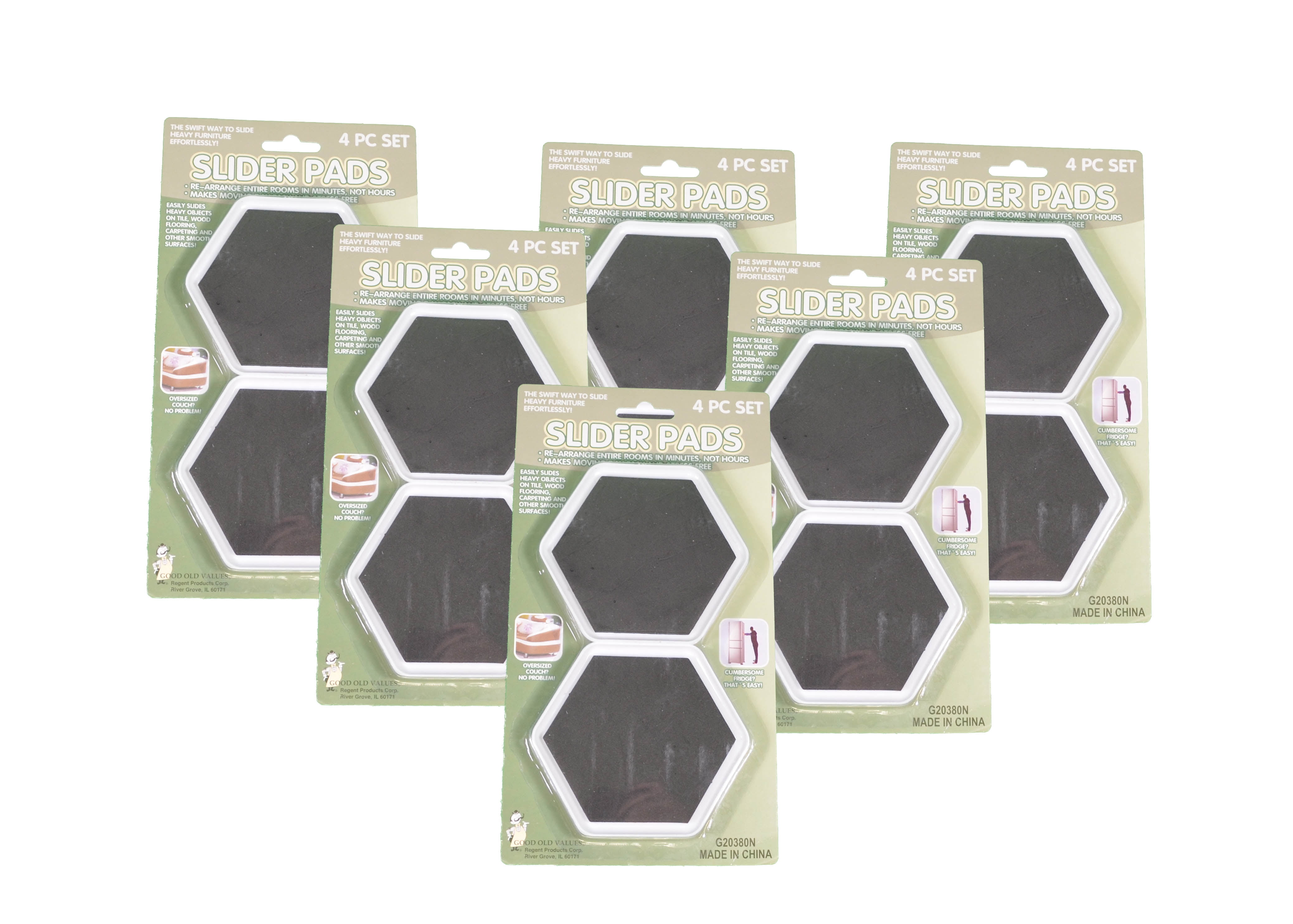 Lot of 24 EZ Move Furniture Easy Slider Pads Large Moving Mover