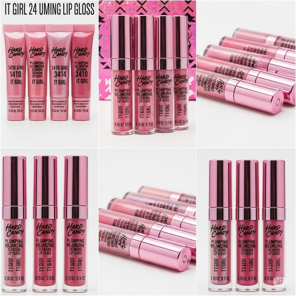 Lot of 25 Hard Candy Plumping Serum Volumizing Lip Gloss 1410 IT GIRL 0.10 oz