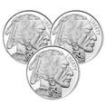 thumbnail image 1 of Lot of 3 - 1 Troy oz Sunshine Mint Buffalo .999 Silver Round Mint Mark SI, 1 of 3