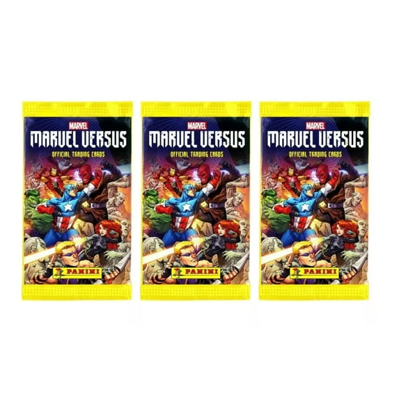 Lot of (3) 2022 Panini Marvel Versus Trading Card Collection Booster Packs