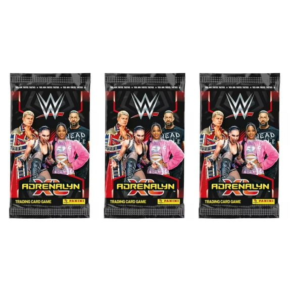 Lot of (3) 2024 Panini WWE Adrenalyn XL Booster Packs