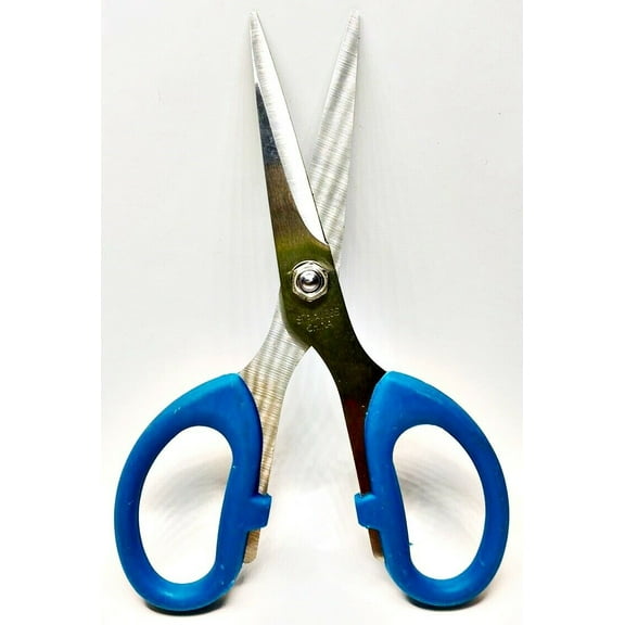 Lot of 3 Allary #289 Ultra Sharp Premium Scissors with Soft Cushion Handles, 5.5", Blue