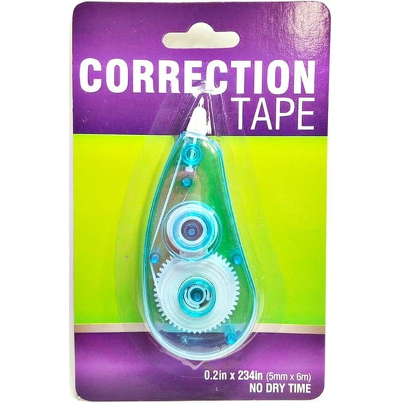 Lot of 3 Allary No Dry Time Correction Tape 0.2in x 234in (55mm x 6m)