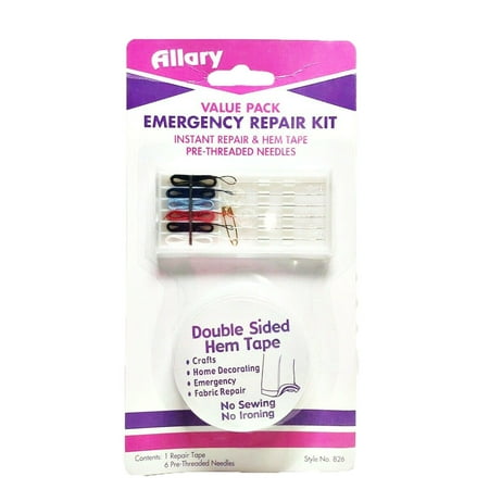 Lot of 3 Allary Style #826 Emergency Sewing Repair Kit