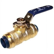 Lot of 3- American Valve G100VL 3/4 Lead Free Ball Push-fit Valve, 0.75 inch