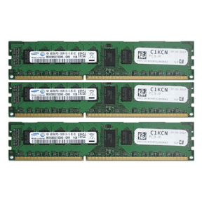 Lot of 3 Dell M393B5273CH0-CH9 4GB DDR3-1333 PC3-10600 2Rx8 1.5V ECC Registered Server Memory C1KCN