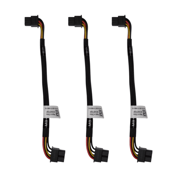 Lot of 3 Dell PowerEdge R640 10-Bay 2.5" SFF Flex Bay Rear Backplane Power Cable (CTCGN)