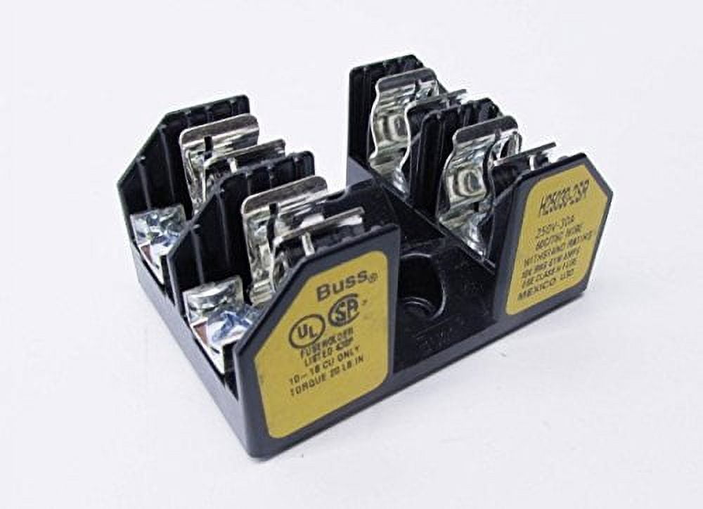 Cooper Bussmann H25030-2SR Fuse Block - Bussmann Small Dimension Fuse