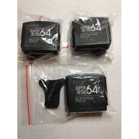 Lot of 3 New Jumper Paks for Nintendo 64 - N64 Console RAM Packs With Tools!