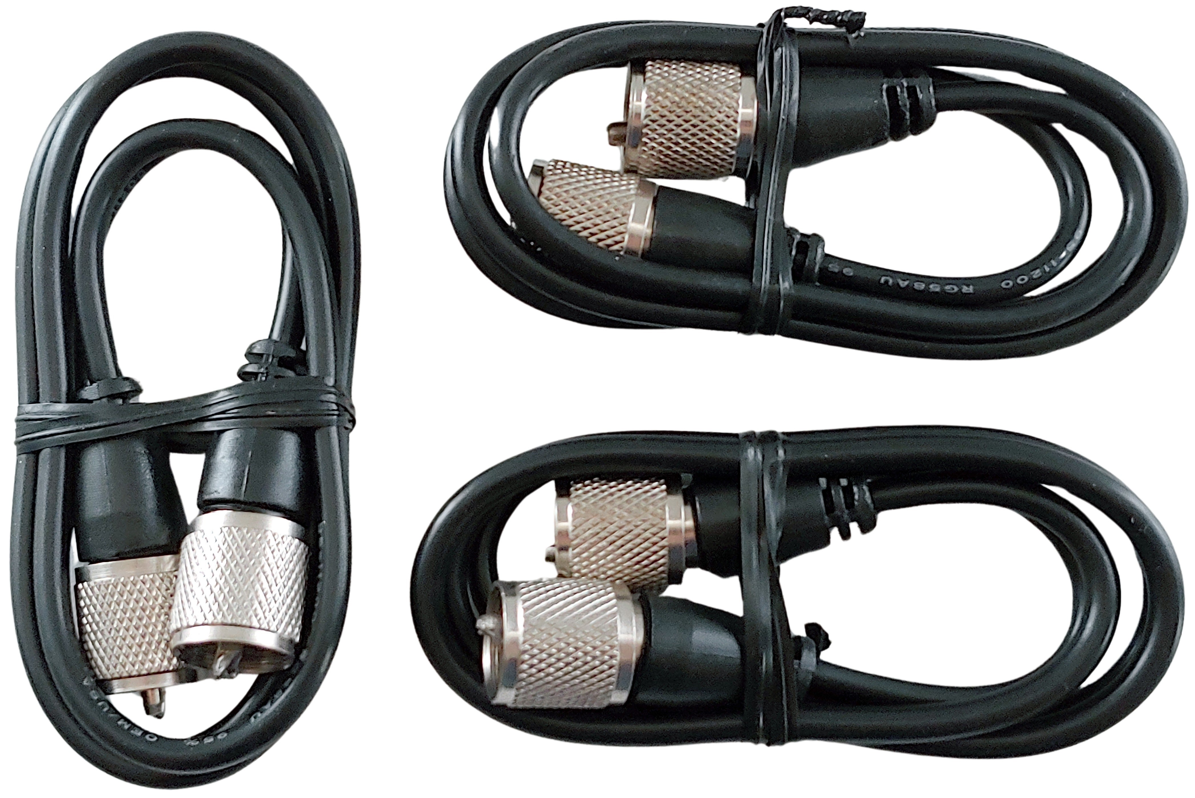 Workman Radi Lot of 3 Workman CX-3-PL-PL 3 FT RG58AU CB Radio Antenna Coax w/ Molded ...