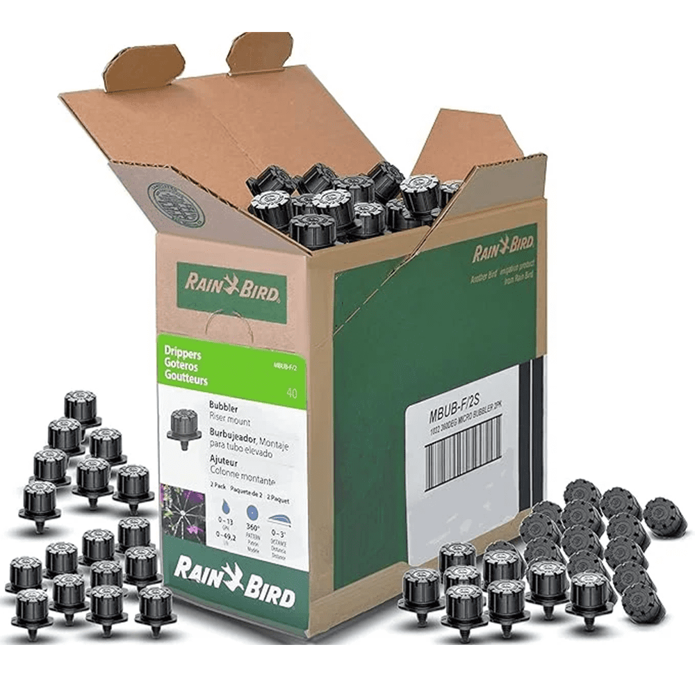 (30) Rain Bird MBUB-F/2S Drip Irrigation 10-32 Threaded Micro-Bubbler (360°) Full Circle Pattern