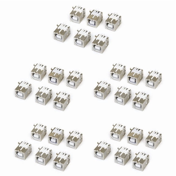Lot of 30pcs Replacement USB Connector Socket Type B Female Right Angle