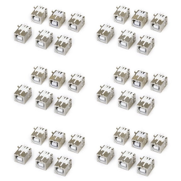 Lot of 36pcs Replacement USB Connector Socket Type B Female Right Angle
