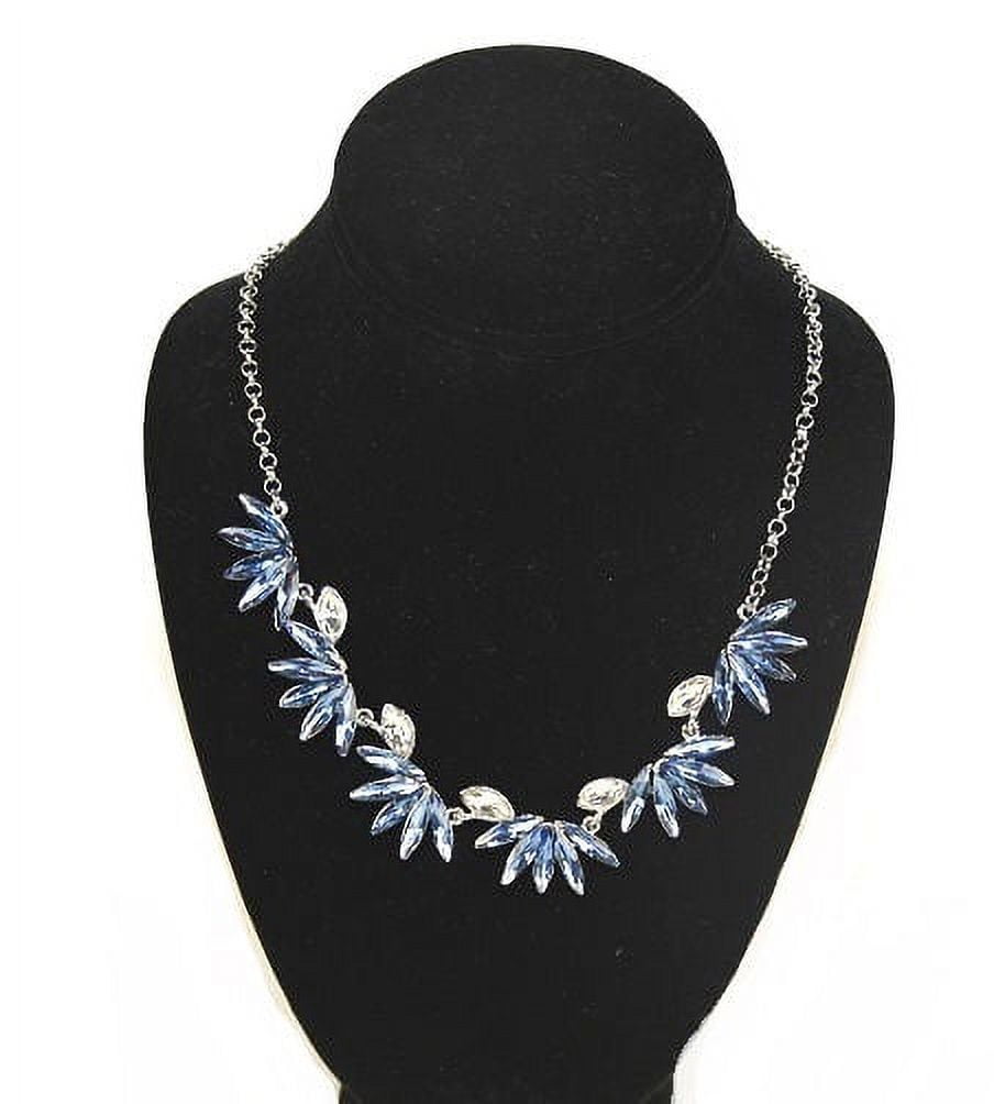Ice blue necklace deals