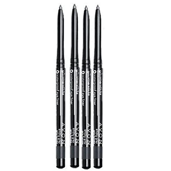 Lot of 4 Avon GLIMMERSTICKS Eye Liner Cosmic Brown