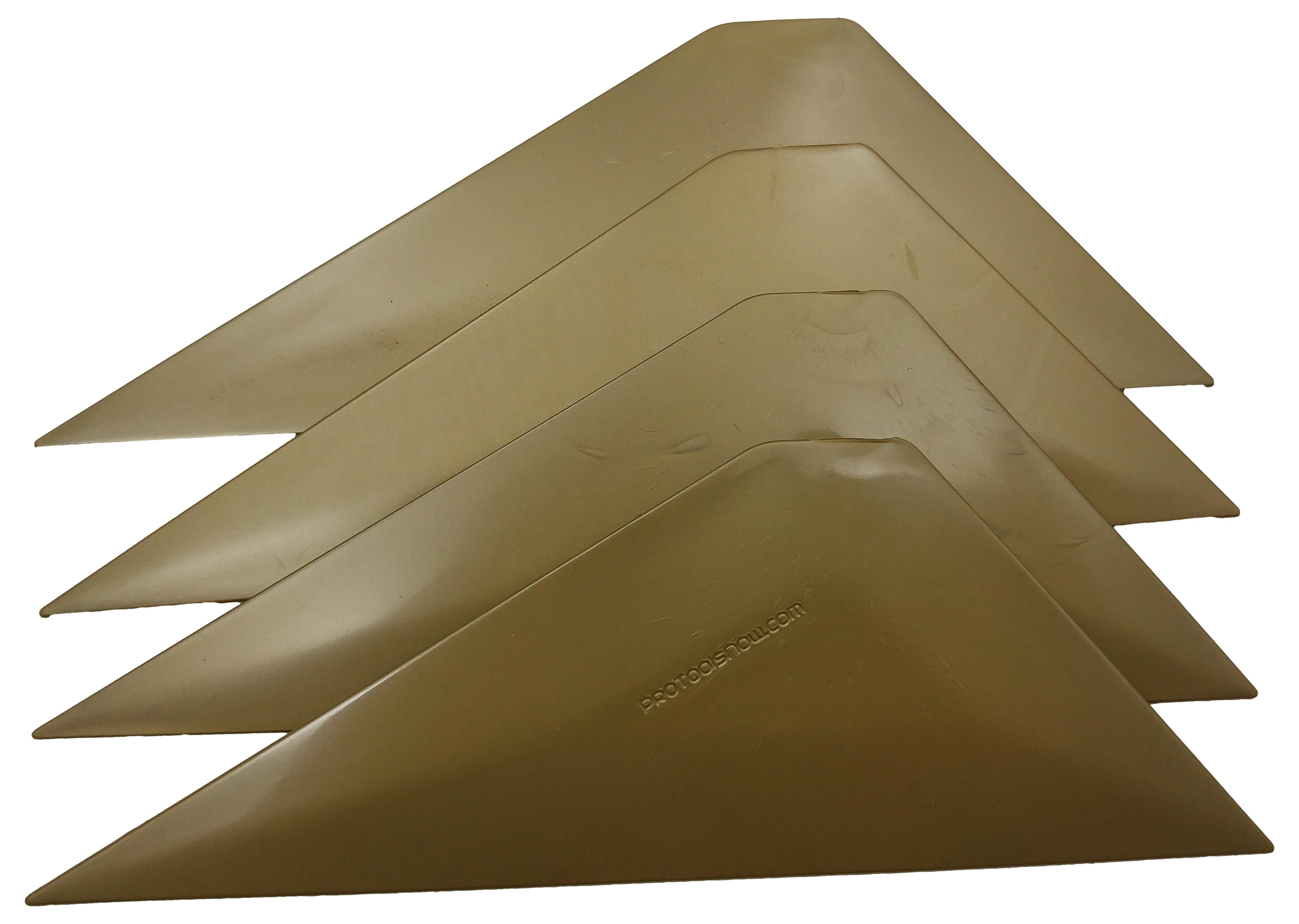 Lot of 4 Gold EZ Reach Ultra Corner Tool Auto Window Film Tint ...
