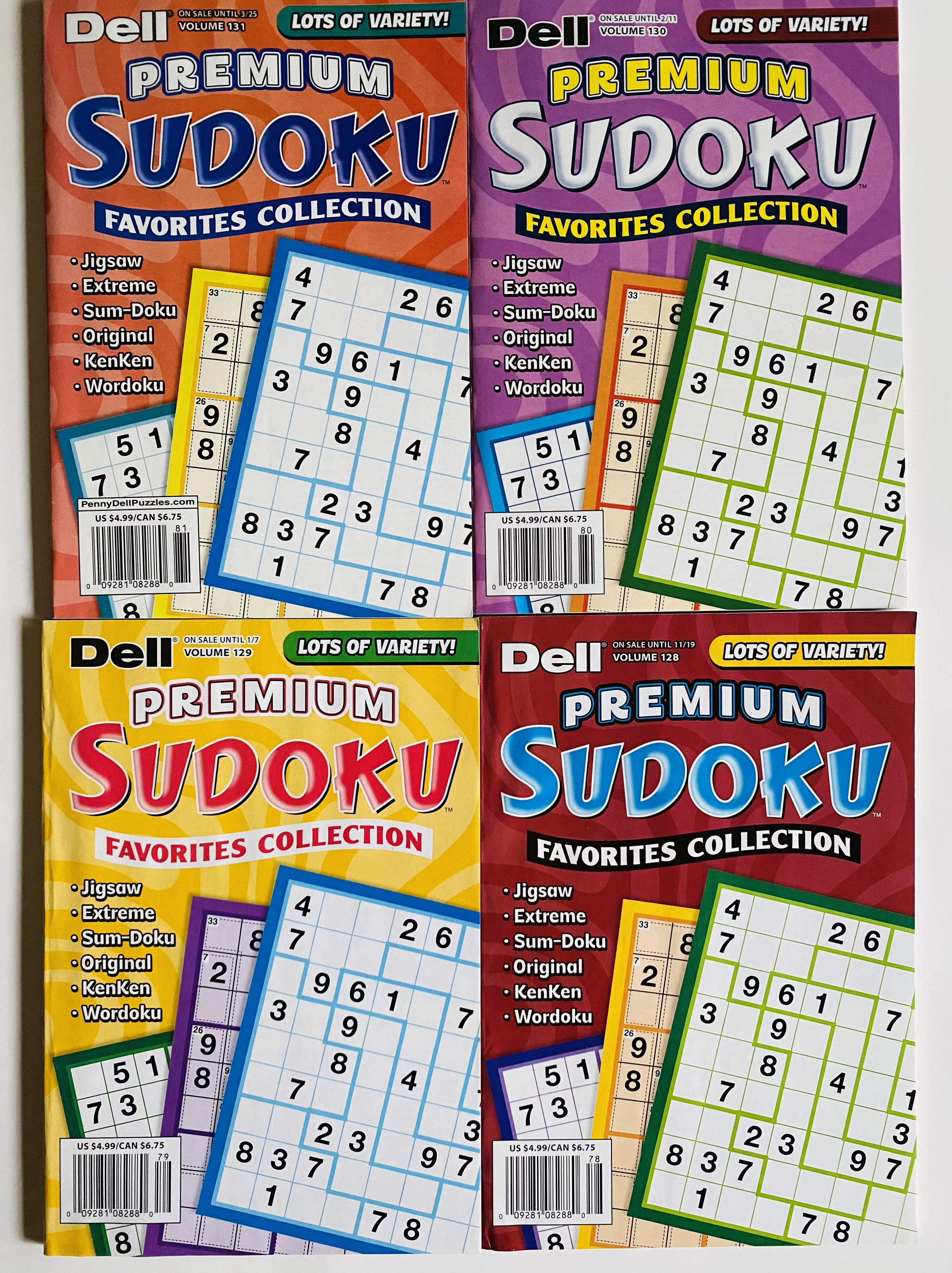 Magazine Penny Dell : variations de sudoku