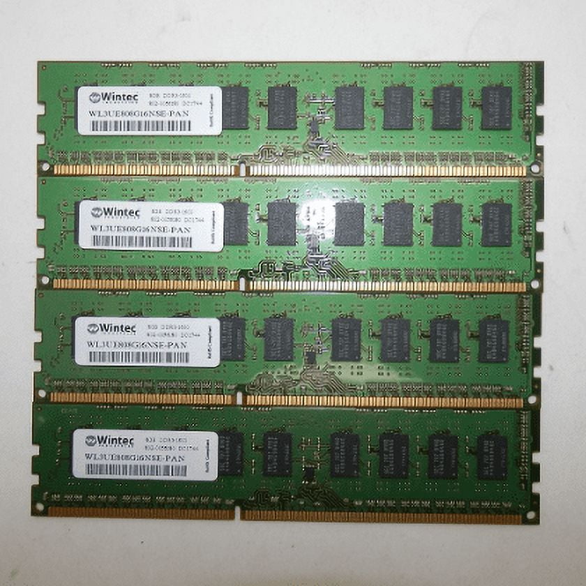 WINTEN LO-DIMM DDR3 8GB×2 WT-LD1600-D16G Lot of 4 Wintec 8GB DDR3-1600 Server Ram WL3UE808G16NSE-PAN