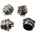 thumbnail image 1 of Lot of 4 Workman C-6P Replacement 6-Pin CB Radio Microphone Panel Jack Mount C6P, 1 of 6