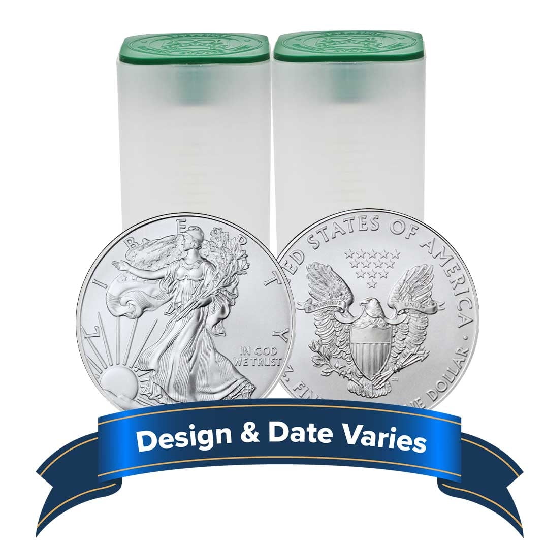 UNITED STATES MINT Lot of 40 - $1 American Silver Eagle 1 oz Random Year BU