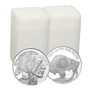 Lot of 40 - 1 Troy oz Sunshine Mint Buffalo .999 Silver Round Mint Mark SI
