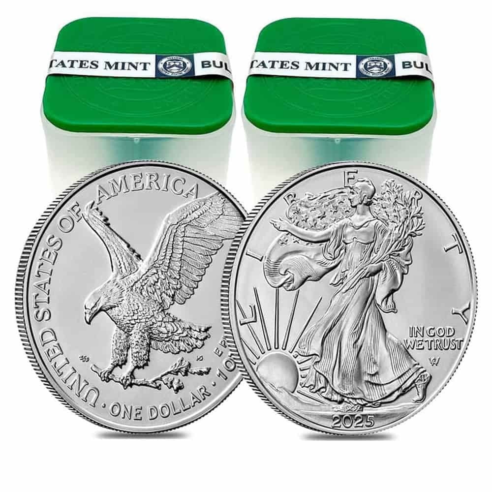U.S. MINT Lot of 40 - 2025 1 oz Silver American Eagle $1 Coin BU