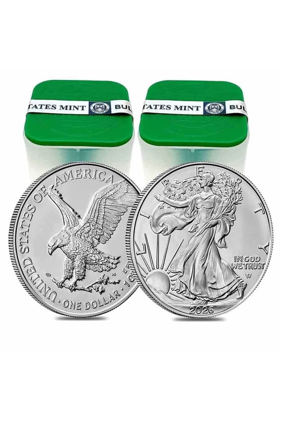 Lot of 40 - 2026 1 oz Silver American Eagle $1 Coin BU