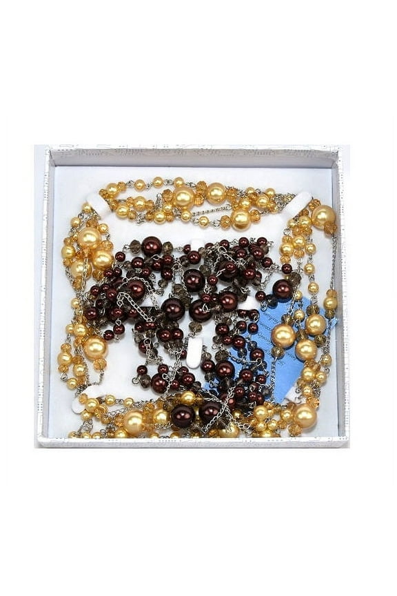 Lot of 49 Sets of 4 Women's Extravagant Long Pear Necklaces