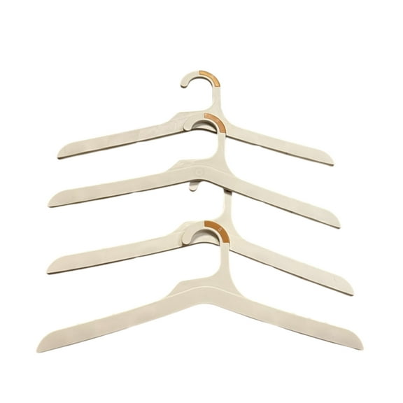 Lot of 4Target Brand 15" White Plastic Size S Retail Plastic Clothes Hangers new