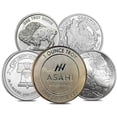thumbnail image 1 of Lot of 5 - 1 oz Silver Generic Rounds .999 Fine (Varied Condition), 1 of 8