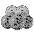 thumbnail image 1 of Lot of 5 - 2025 1 oz Asahi Lunar Snake Silver Round .999 Fine, 1 of 4