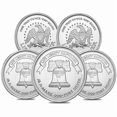 thumbnail image 1 of Lot of 5 - A-Mark 1 oz Silver Round .999 Fine, 1 of 4
