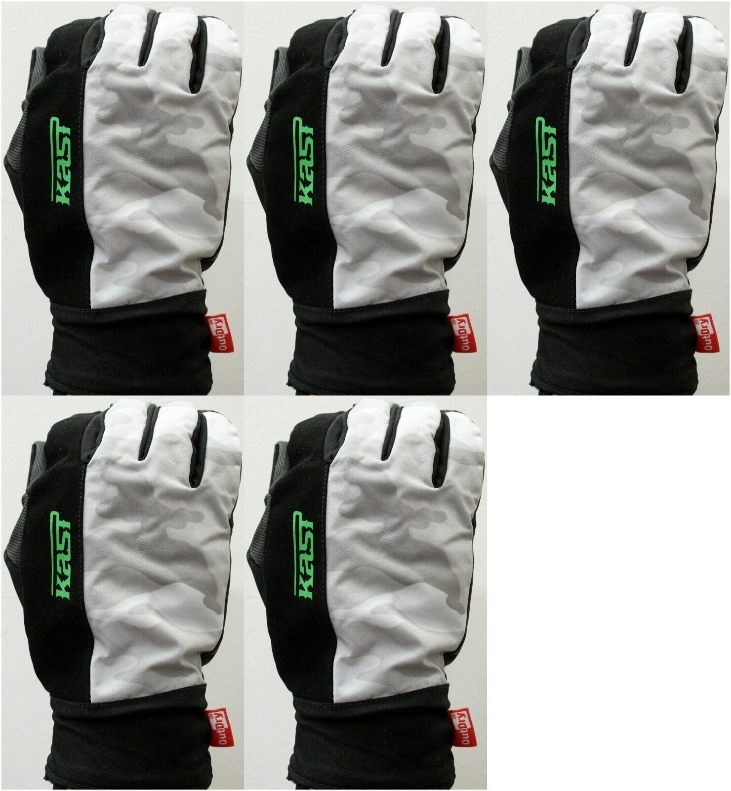 Lot of 5 Kast Extreme Fishing Gear MX PRO Gloves Size XXL NWT in OP - Waterproof