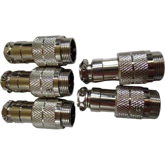 Lot of 5 Workman CBC-8E CB Radio 8-Pin Male Microphone Extension Jack CBC8E