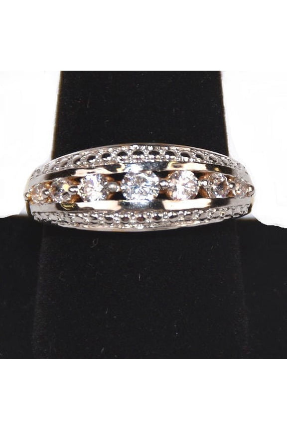 Lot of 78 Pieces Women's Sparkling cz Rings Number 10