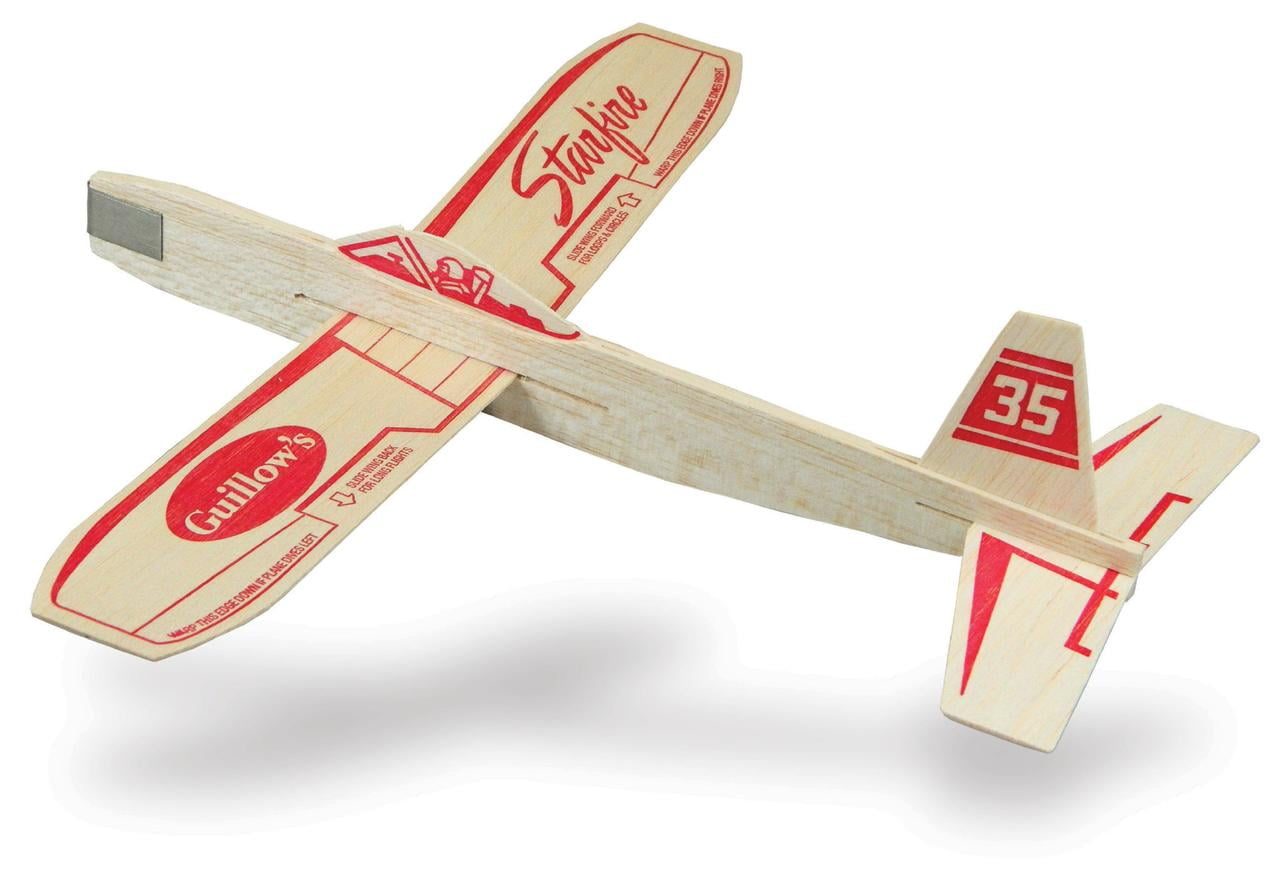 Lot of 8 Guillow s Starfire Balsa Wood Flying Airplanes Walmart