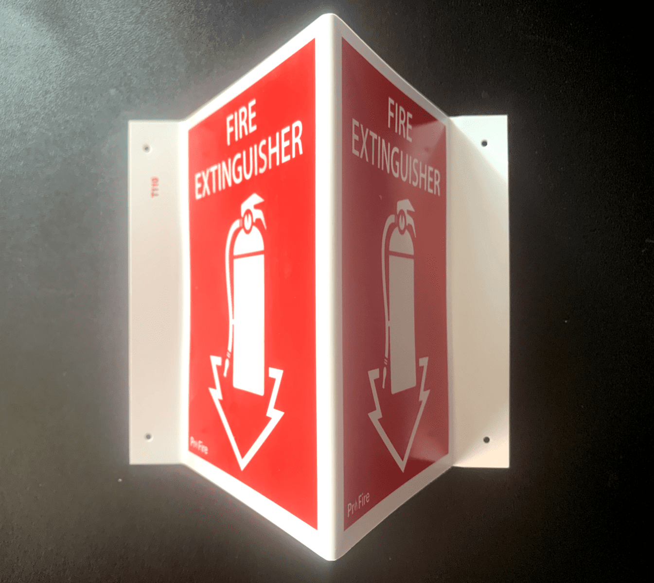 Pvc Fire Sign 🔥🧯Lot of TEN...3-D RIGID PLASTIC 5
