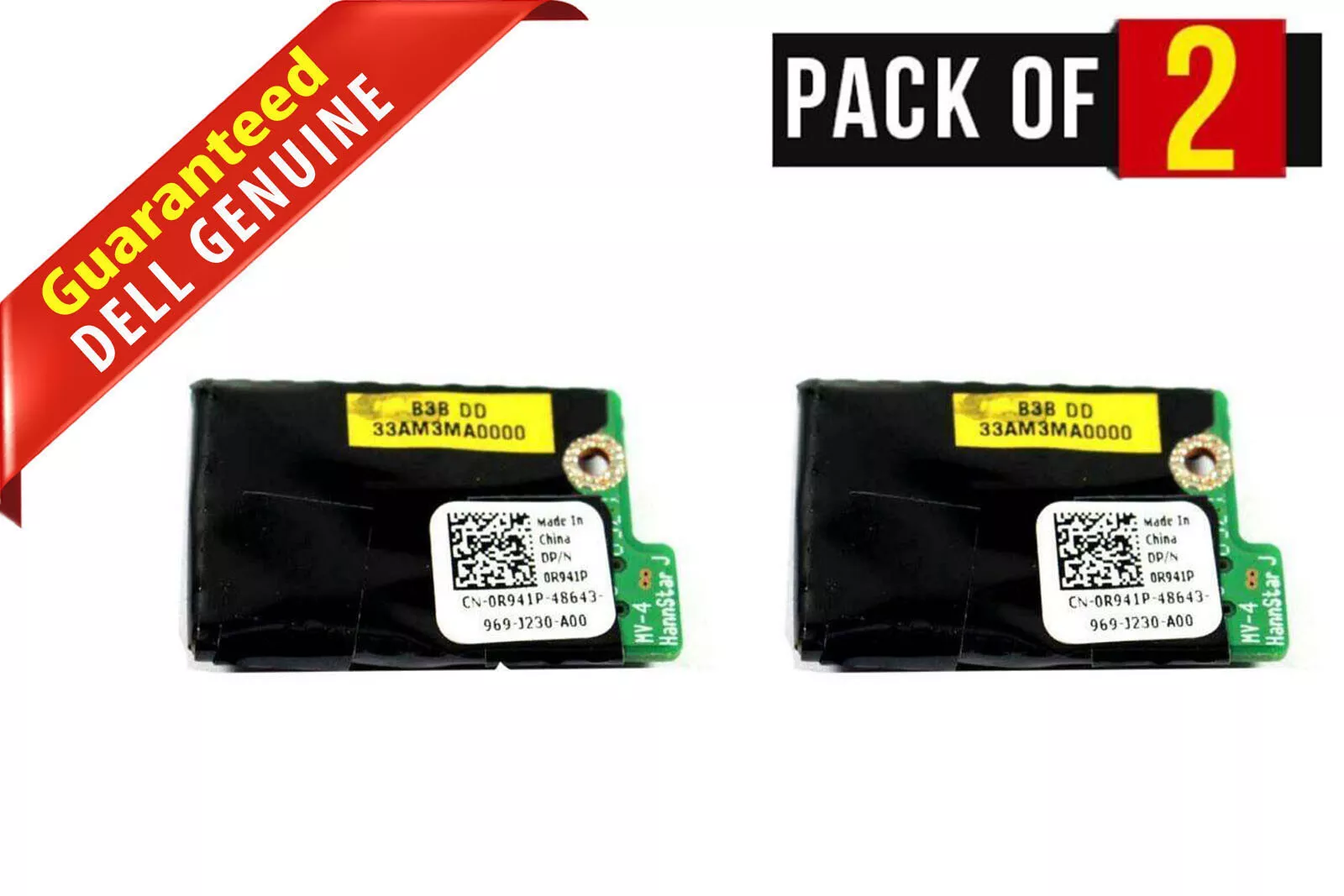 Lot x 2 Dell Vostro 1220 Internal 56k Internal Mini Modem Card R941P ...