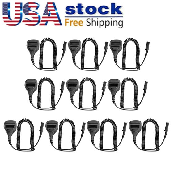 Lot10 PMMN4075 PMMN4076 Remote Speaker Microphone For XPR3500e XPR3300e DP2400 DP2600 DEP550 DEP570 XPR3300 XPR3500 MTP3100 MTP3150 MTP3250 MTP3200 MTP3500 MTP3550 Portable Radio