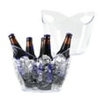 thumbnail image 1 of Lot45 Acrylic Beverage Bucket 2pc Set - 3.5 Liter Clear Party Beverage Tub Set, 1 of 2