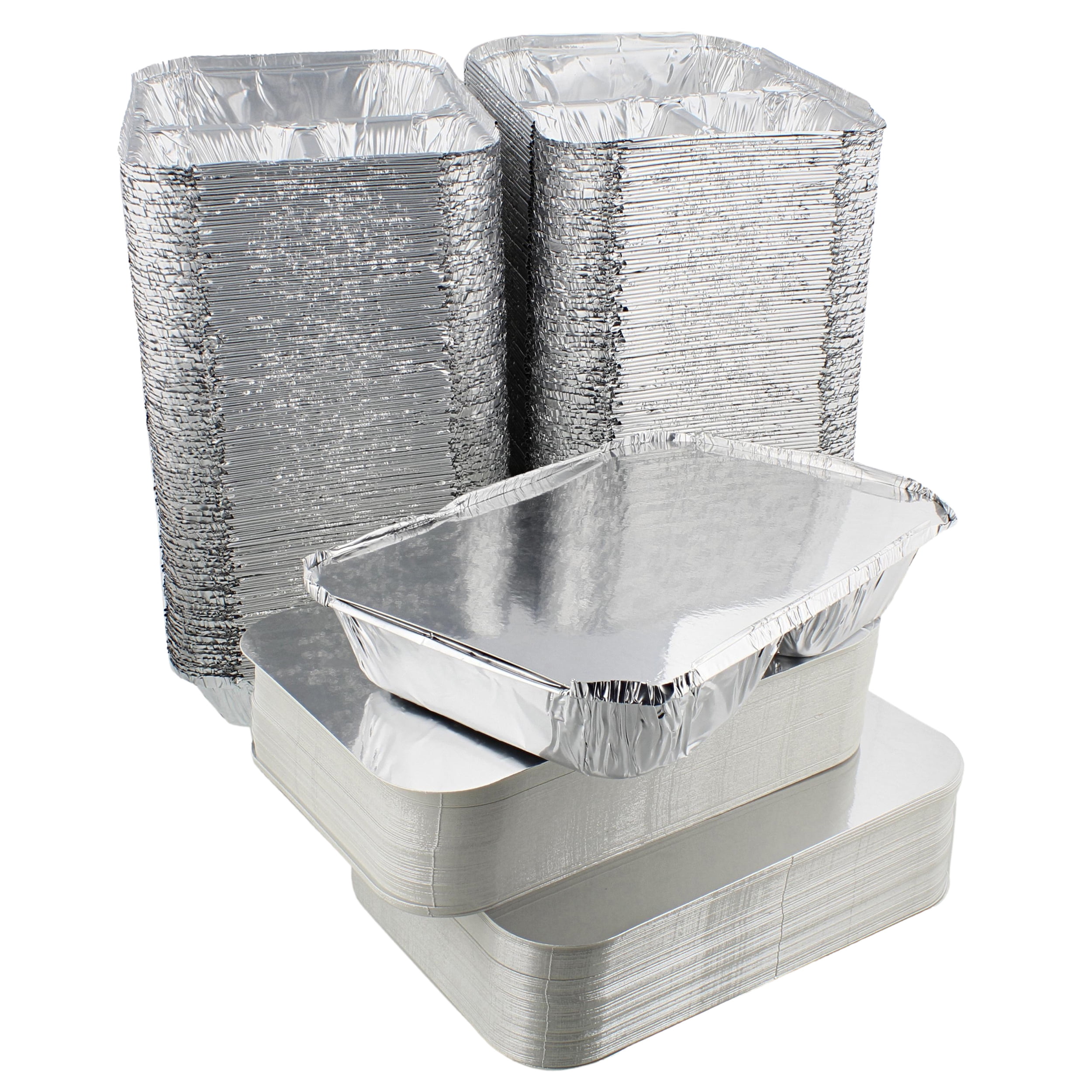LEUCHTEN 40 Packs Small Disposable Aluminum Container Pans Foil
