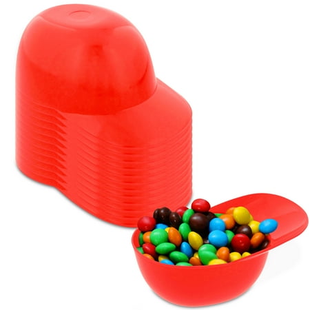 Lot45 Mini Baseball Helmet Ice Cream Snack Bowls - 12pc 8oz Red Baseball Cups