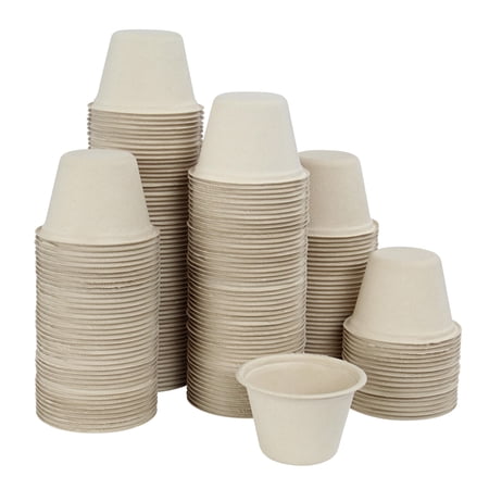 Lot45 Sustainable Small Sample Cup - 4oz Paper Medicine Cup 200ct Portion Cups