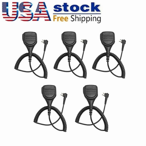 Lot5 PMMN4013 Remote Speaker Microphone For DP1400 CP040 CP140 CP200 CP200d EP450 PR400 DEP450 RDU2020 RDU4100 RDU4160D RDU2080D RDM2070D GP68 GP88 GP300 Portable Radios
