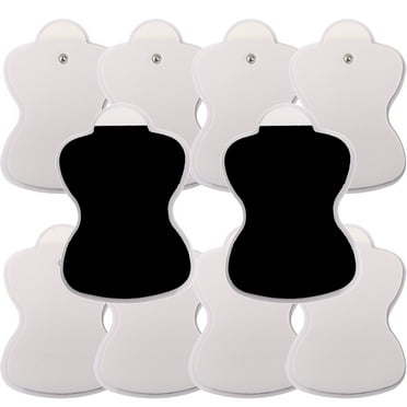 LotFancy 10 Pcs TENS Unit Replacement Pads for Omron Standard Long Life Pads, Snap Electrode Pads